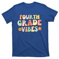 Fourth Grade Vibes Back To School Retro 4Th Grade Teacher Meaningful Gift T-Shirt