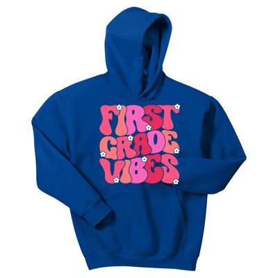 First Grade Vibes Back To School 1St Grade Vibes 1St Day Great Gift Kids Hoodie