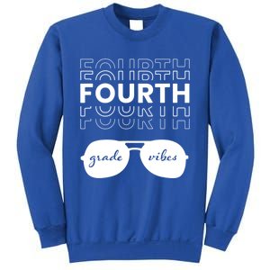 Fourth Grade Vibes Back To School Student And Teacher Gift Sweatshirt