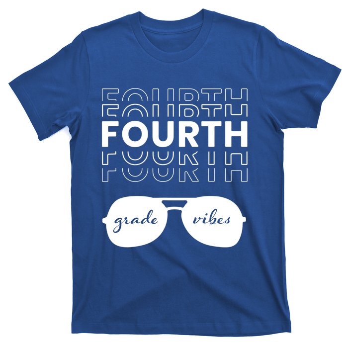 Fourth Grade Vibes Back To School Student And Teacher Gift T-Shirt