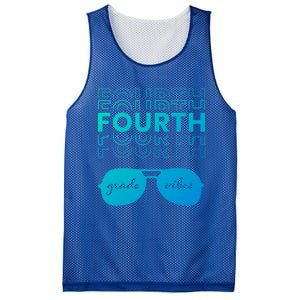 Fourth Grade Vibes Back To School Student And Teacher Gift Mesh Reversible Basketball Jersey Tank