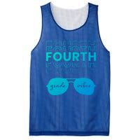 Fourth Grade Vibes Back To School Student And Teacher Gift Mesh Reversible Basketball Jersey Tank