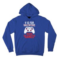 Funny Gamer V Is For Video Games Valentines Day Gift Hoodie