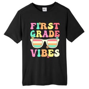 First Grade Vibes Retro Sunglasses Back To School Cool Gift Tall Fusion ChromaSoft Performance T-Shirt