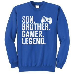 Funny Gaming Video Game Son Brother Gamer Legend Gift Sweatshirt