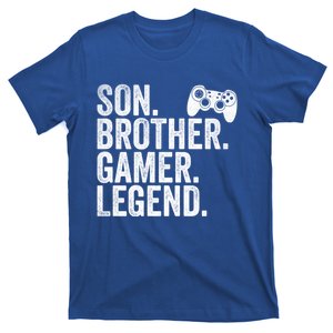 Funny Gaming Video Game Son Brother Gamer Legend Gift T-Shirt