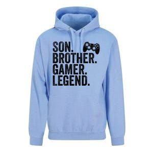 Funny Gaming Video Game Son Brother Gamer Legend Gift Unisex Surf Hoodie