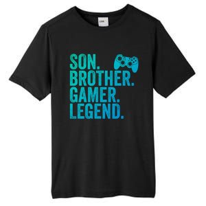 Funny Gaming Video Game Son Brother Gamer Legend Gift Tall Fusion ChromaSoft Performance T-Shirt