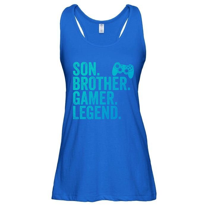 Funny Gaming Video Game Son Brother Gamer Legend Gift Ladies Essential Flowy Tank