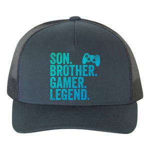 Funny Gaming Video Game Son Brother Gamer Legend Gift Yupoong Adult 5-Panel Trucker Hat