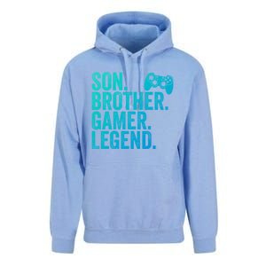 Funny Gaming Video Game Son Brother Gamer Legend Gift Unisex Surf Hoodie