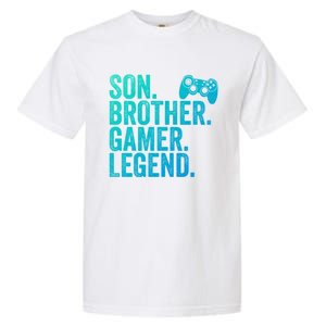 Funny Gaming Video Game Son Brother Gamer Legend Gift Garment-Dyed Heavyweight T-Shirt