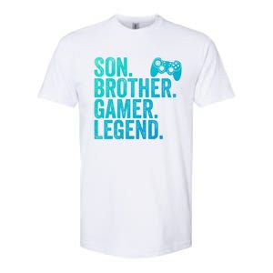 Funny Gaming Video Game Son Brother Gamer Legend Gift Softstyle CVC T-Shirt