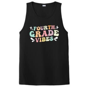 Fourth Grade Vibes Retro Teacher Students Cute Gift PosiCharge Competitor Tank