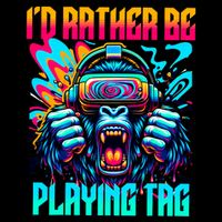 Funny Gorilla Vr Gamer Video Gamer Gaming 16 in Basic Backpack