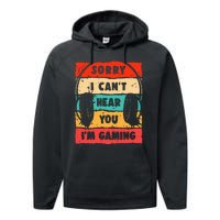 Funny Gamer Video Gaming Performance Fleece Hoodie