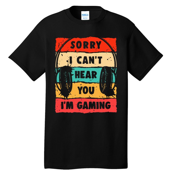 Funny Gamer Video Gaming Tall T-Shirt