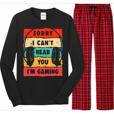 Funny Gamer Video Gaming Long Sleeve Pajama Set