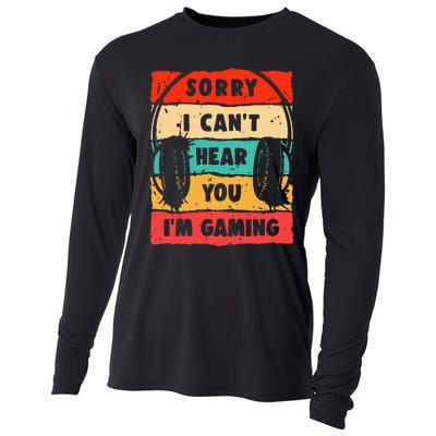 Funny Gamer Video Gaming Cooling Performance Long Sleeve Crew