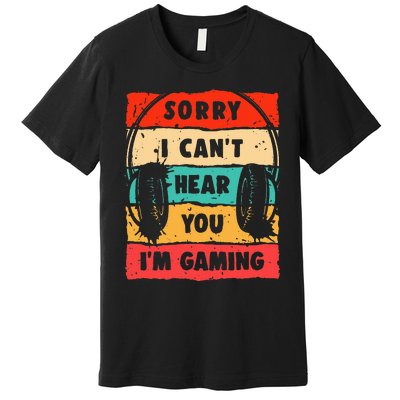 Funny Gamer Video Gaming Premium T-Shirt