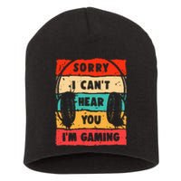 Funny Gamer Video Gaming Short Acrylic Beanie