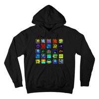 Full Geometry Video Game Gifts Funny Graphic Birthday Gifts Hoodie