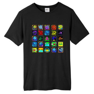 Full Geometry Video Game Gifts Funny Graphic Birthday Gifts Tall Fusion ChromaSoft Performance T-Shirt