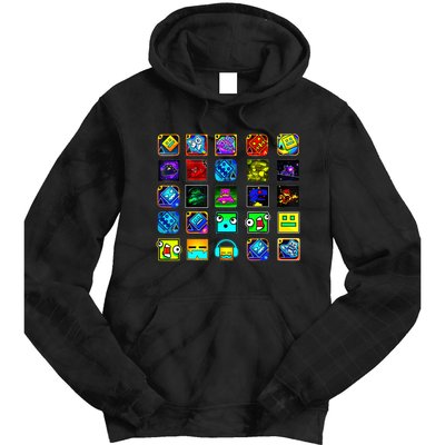 Full Geometry Video Game Gifts Funny Graphic Birthday Gifts Tie Dye Hoodie