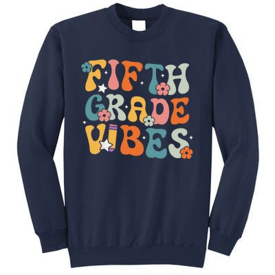 Fifth Grade Vibes Back To School Retro 5th Grade Teachers Sweatshirt