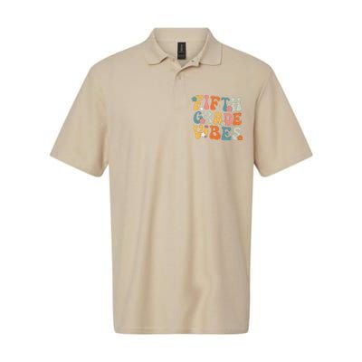 Fifth Grade Vibes Back To School Retro 5th Grade Teachers Softstyle Adult Sport Polo