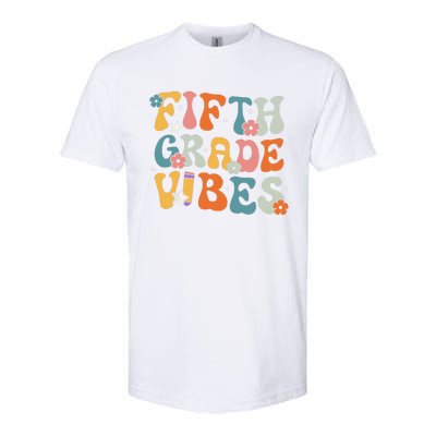 Fifth Grade Vibes Back To School Retro 5th Grade Teachers Softstyle CVC T-Shirt