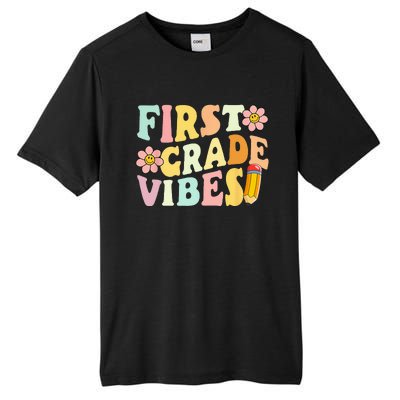 First Grade Vibes 1st Grade 1st Day Of School Teacher Tall Fusion ChromaSoft Performance T-Shirt