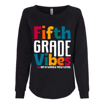 Fifth Grade Vibes Vintage 1st Day Of School Team 5th Grade Womens California Wash Sweatshirt