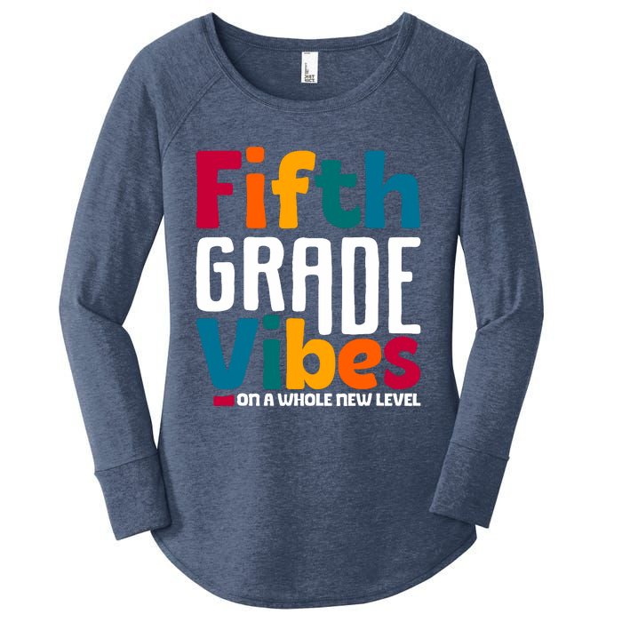 Fifth Grade Vibes Vintage 1st Day Of School Team 5th Grade Women's Perfect Tri Tunic Long Sleeve Shirt