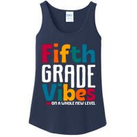 Fifth Grade Vibes Vintage 1st Day Of School Team 5th Grade Ladies Essential Tank