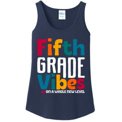 Fifth Grade Vibes Vintage 1st Day Of School Team 5th Grade Ladies Essential Tank