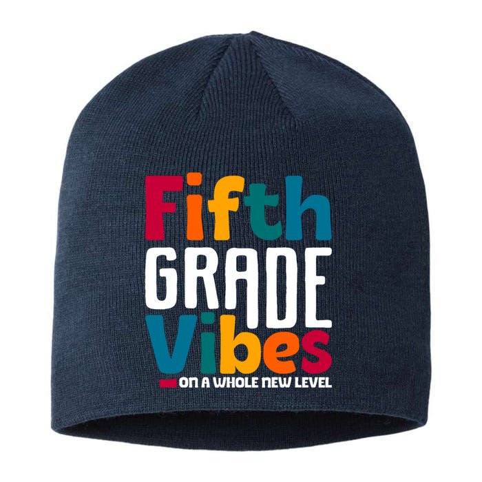 Fifth Grade Vibes Vintage 1st Day Of School Team 5th Grade Sustainable Beanie