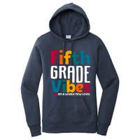 Fifth Grade Vibes Vintage 1st Day Of School Team 5th Grade Women's Pullover Hoodie