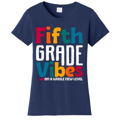 Fifth Grade Vibes Vintage 1st Day Of School Team 5th Grade Women's T-Shirt