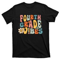 Fourth Grade Vibes 4th Grade Team Retro 1st Day of School T-Shirt