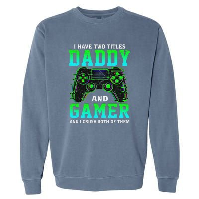 Funny Gamer Vintage Video Games Gaming Gift Garment-Dyed Sweatshirt