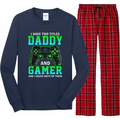 Funny Gamer Vintage Video Games Gaming Gift Long Sleeve Pajama Set