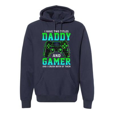 Funny Gamer Vintage Video Games Gaming Gift Premium Hoodie