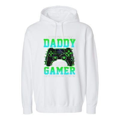 Funny Gamer Vintage Video Games Gaming Gift Garment-Dyed Fleece Hoodie