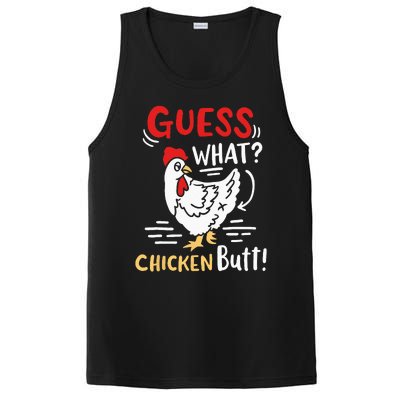 Funny Guess What Chicken Joke PosiCharge Competitor Tank