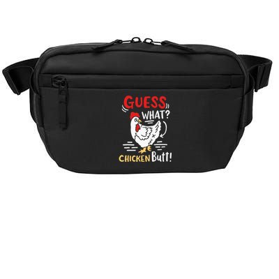 Funny Guess What Chicken Joke Crossbody Pack