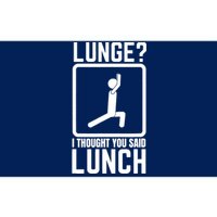 Funny Gym , Workout Top, Lunge Lunch Stick Figure Bumper Sticker