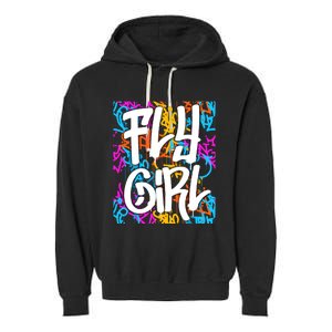 Fly Girl Wo Girl Garment-Dyed Fleece Hoodie