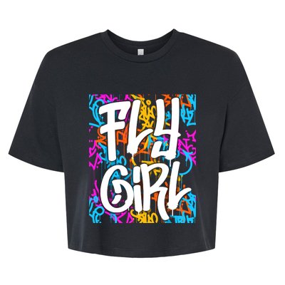 Fly Girl Wo Girl Bella+Canvas Jersey Crop Tee