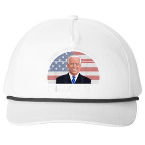 Funny Guess Who Hasnt Been Indicted Joe Biden Humor Choice Snapback Five-Panel Rope Hat